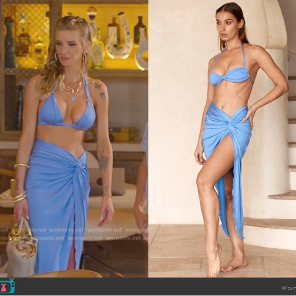 Monday Swimwear  Blue andros sarong